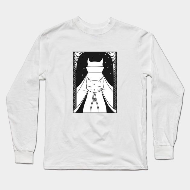 The master of the Cat universe Long Sleeve T-Shirt by runcatrun